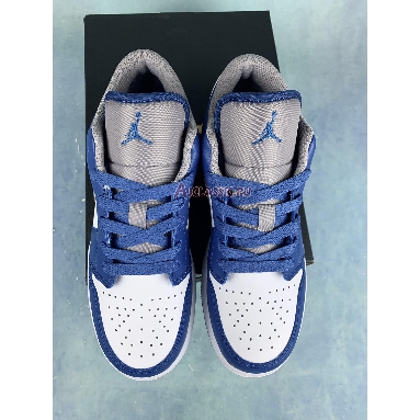 Buy Air Jordan 1 Low True Blue Blue 553560-412 Quality Reps Replicas Shoes