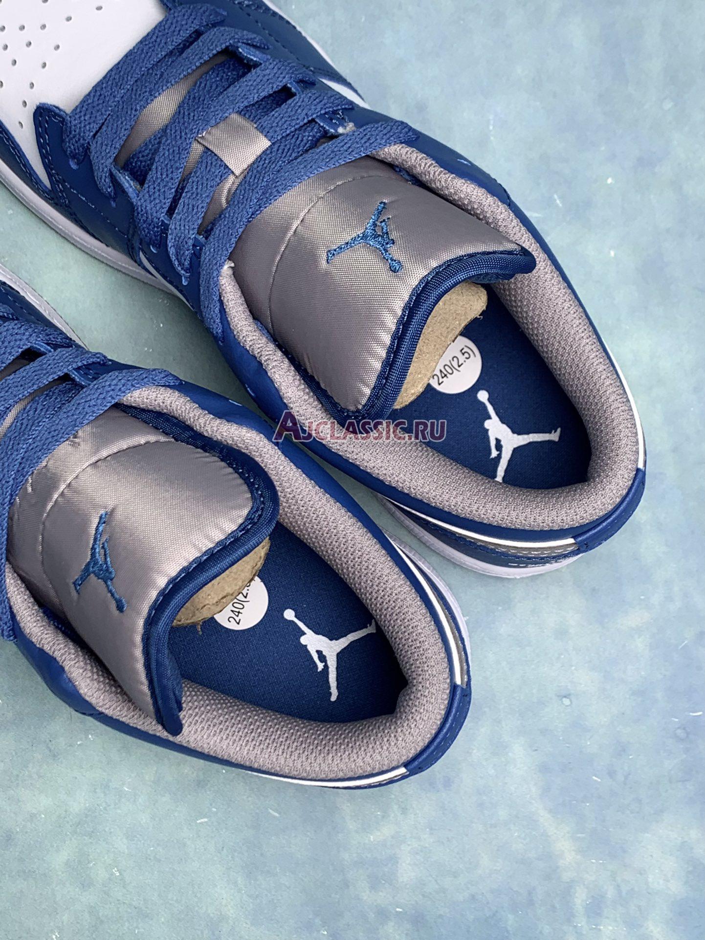 New Air Jordan 1 Low "True Blue" 553560-412 Shoes