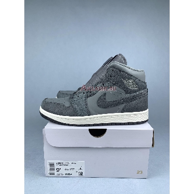 Buy Air Jordan 1 Mid Distressed Smoke Grey Grey FJ3448-001 Quality Reps Replicas Shoes