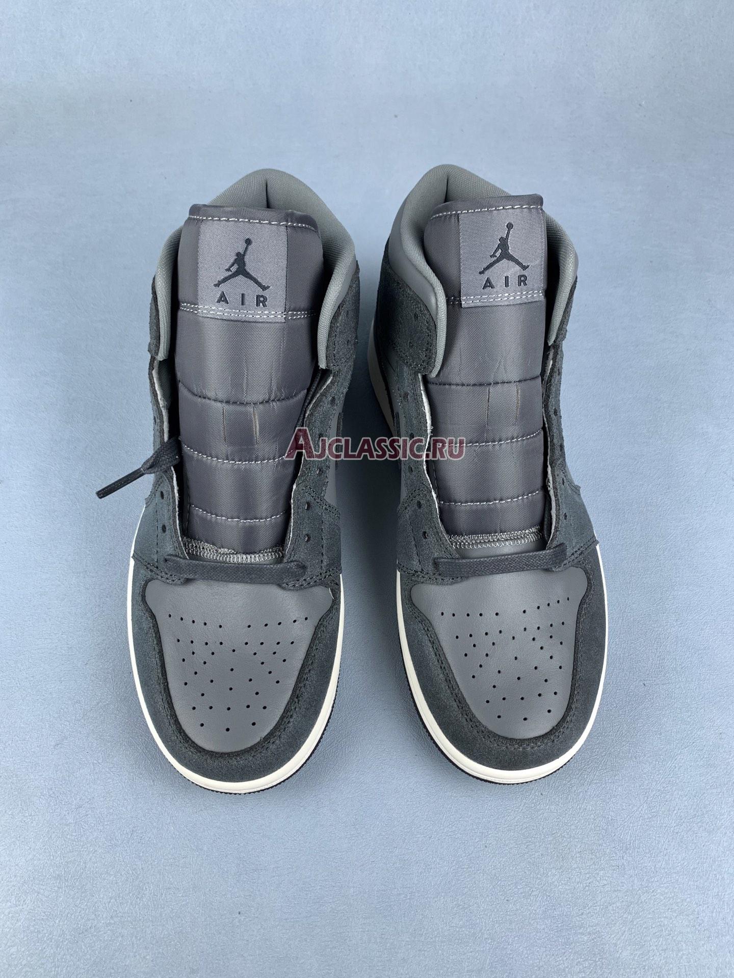 New Air Jordan 1 Mid "Distressed Smoke Grey" FJ3448-001 Shoes
