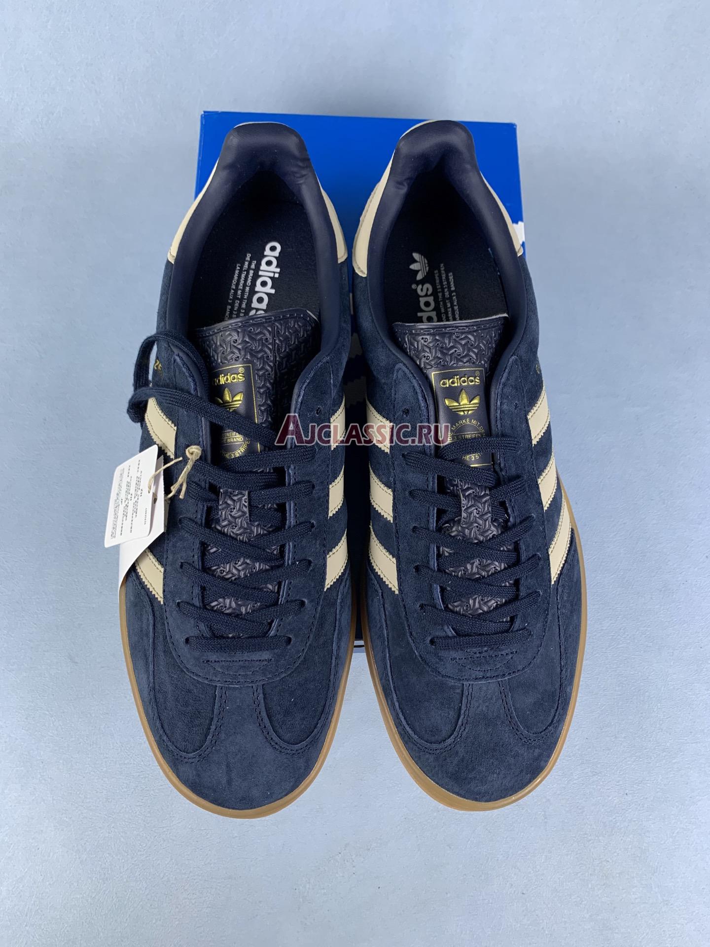 New Adidas Gazelle Indoor "Legend Ink Wonder Beige" IH7501 Shoes