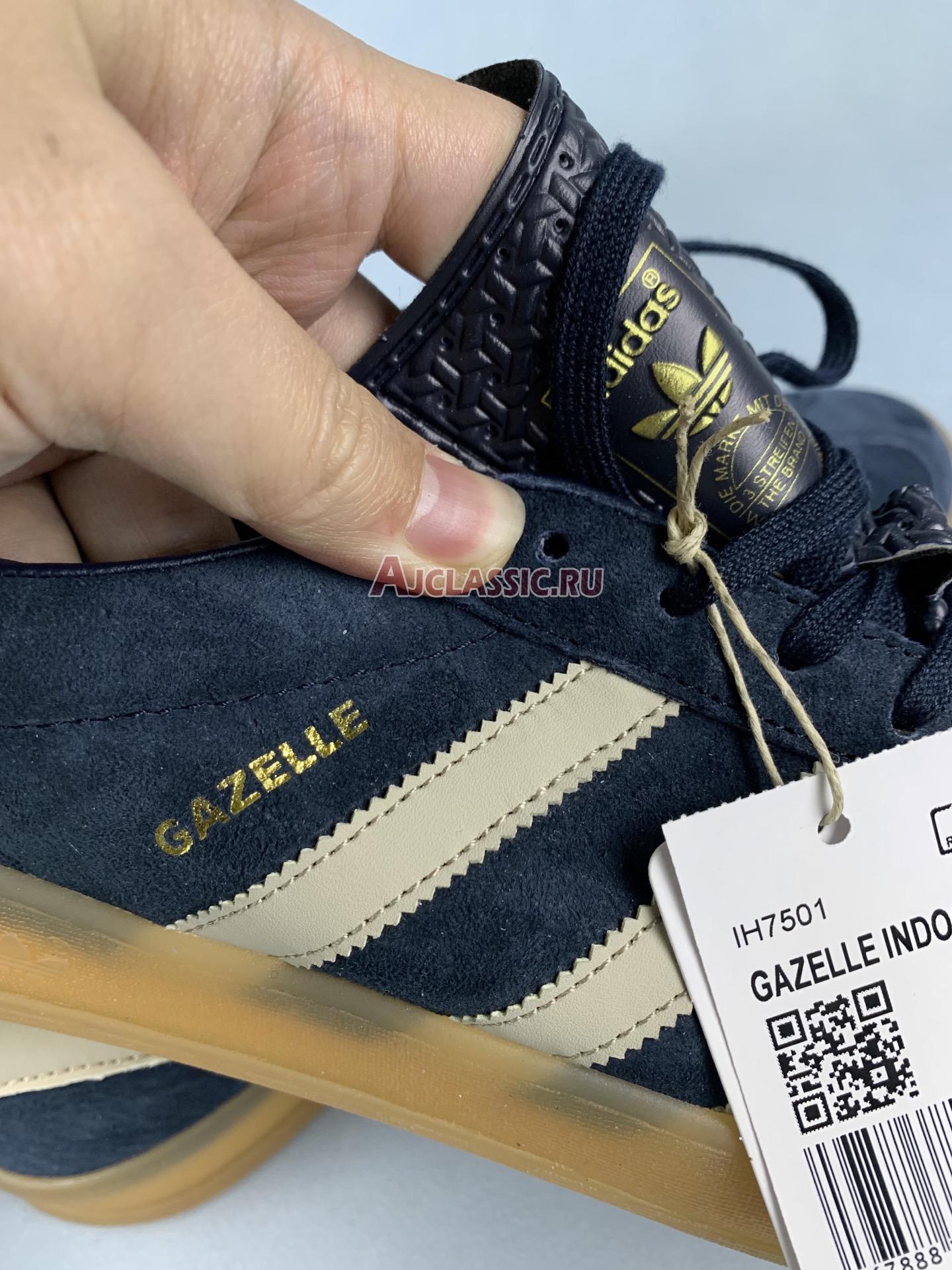 New Adidas Gazelle Indoor "Legend Ink Wonder Beige" IH7501 Shoes