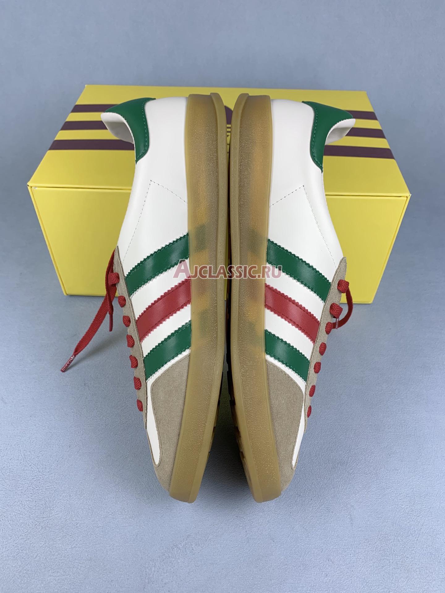 New Adidas x Gucci Gazelle "White Green Red" 726487 AAA43 9547 Shoes