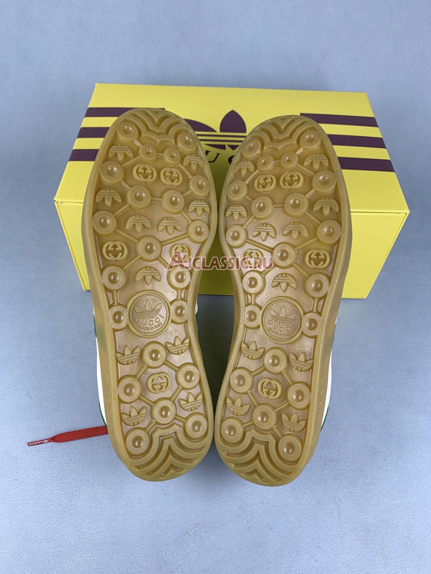 New Adidas x Gucci Gazelle "White Green Red" 726487 AAA43 9547 Shoes