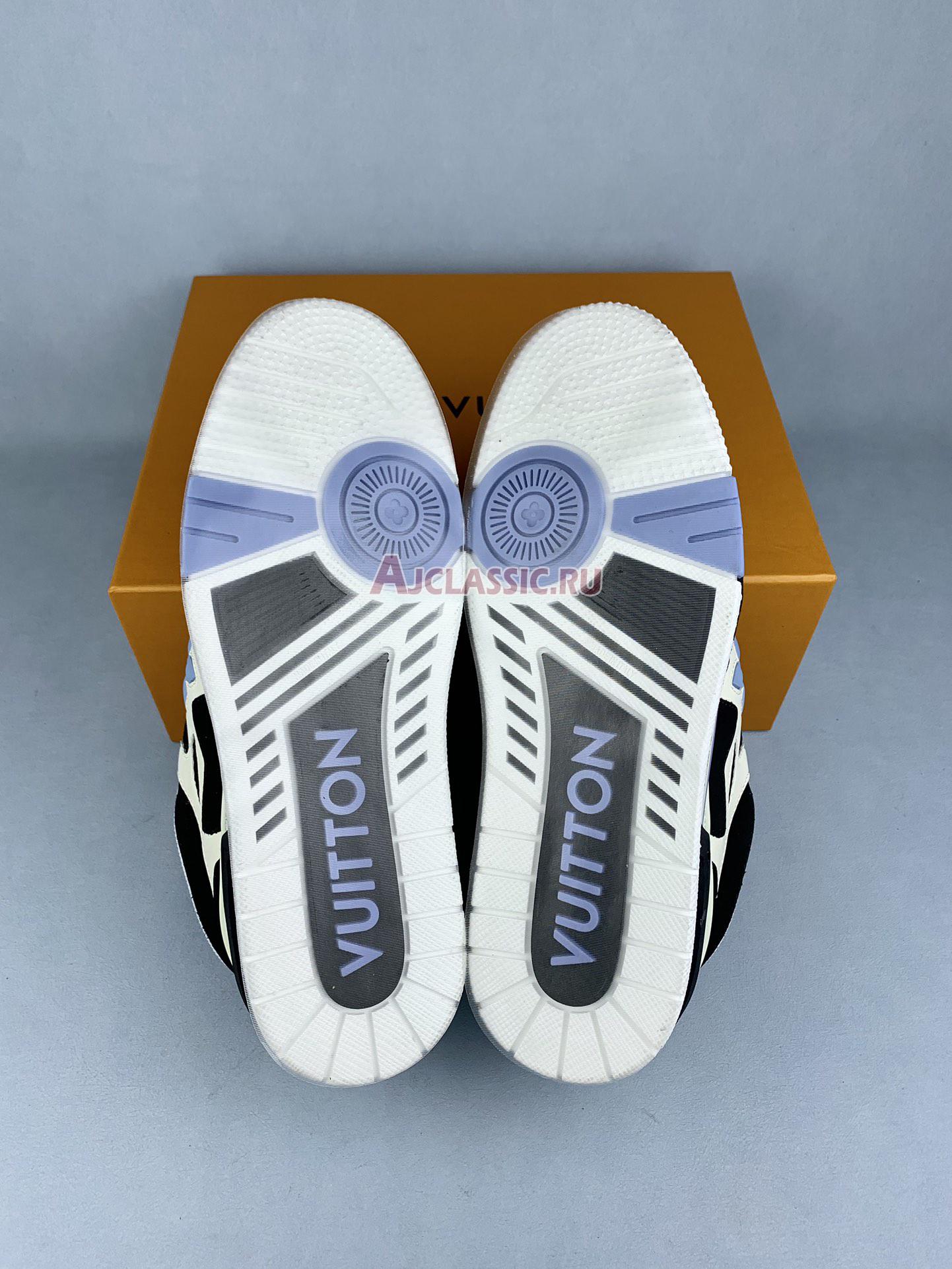 New Louis Vuitton LV Skate Sneaker "Black Cream Blue" 1ADE0I Shoes