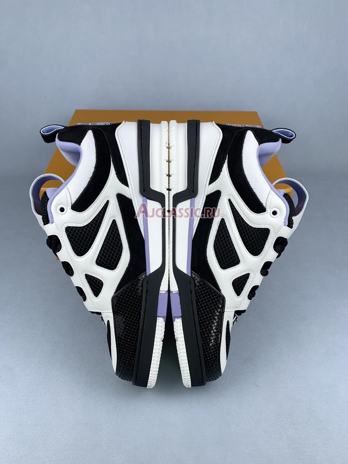 New Louis Vuitton LV Skate Sneaker "Black Cream Purple" 1ADE0I-2 Shoes