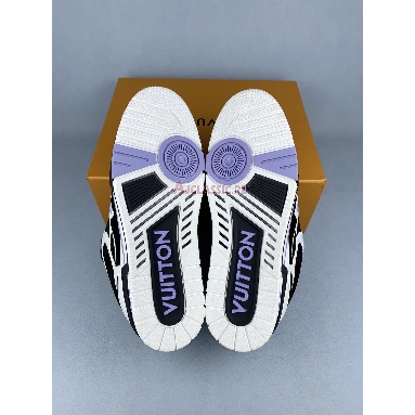 Buy Louis Vuitton LV Skate Sneaker Black Cream Purple Purple 1ADE0I-2 Quality Reps Replicas Shoes