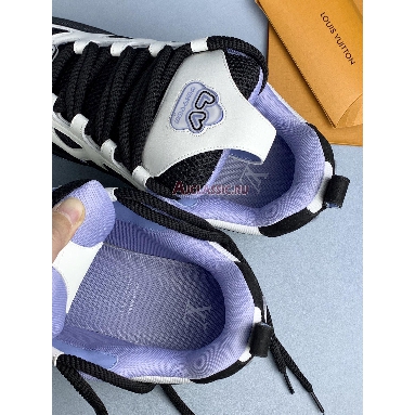 Buy Louis Vuitton LV Skate Sneaker Black Cream Purple Purple 1ADE0I-2 Quality Reps Replicas Shoes