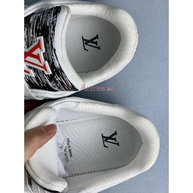 Buy Louis Vuitton LV Trainer Beige Black Colored Beige 1ABLWF Quality Reps Replicas Shoes