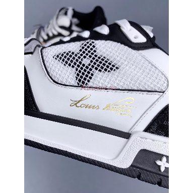 Buy Louis Vuitton LV Trainer Sneaker Black White Black 1ABODG Quality Reps Replicas Shoes