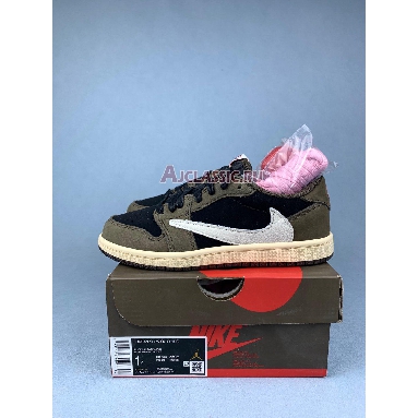 Buy Kids Travis Scott x Air Jordan 1 Retro Low OG SP PS Mocha Brown CQ4277-001-3 Quality Reps Replicas Shoes