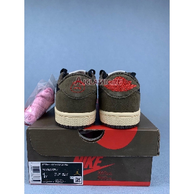 Buy Kids Travis Scott x Air Jordan 1 Retro Low OG SP PS Mocha Brown CQ4277-001-3 Quality Reps Replicas Shoes