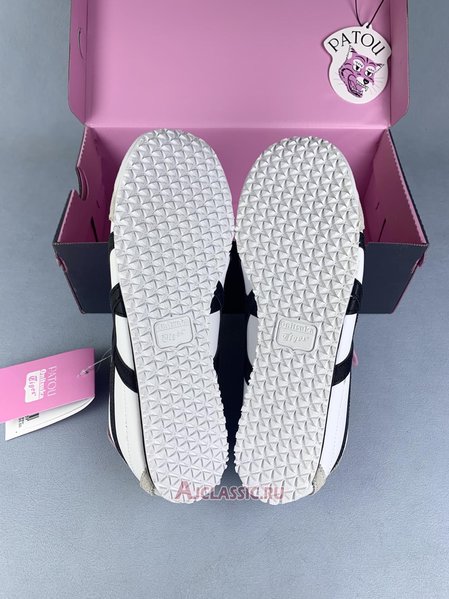 New PATOU x Onitsuka Tiger Mexico 66 "White Black Pink" 1183C380-100 Shoes