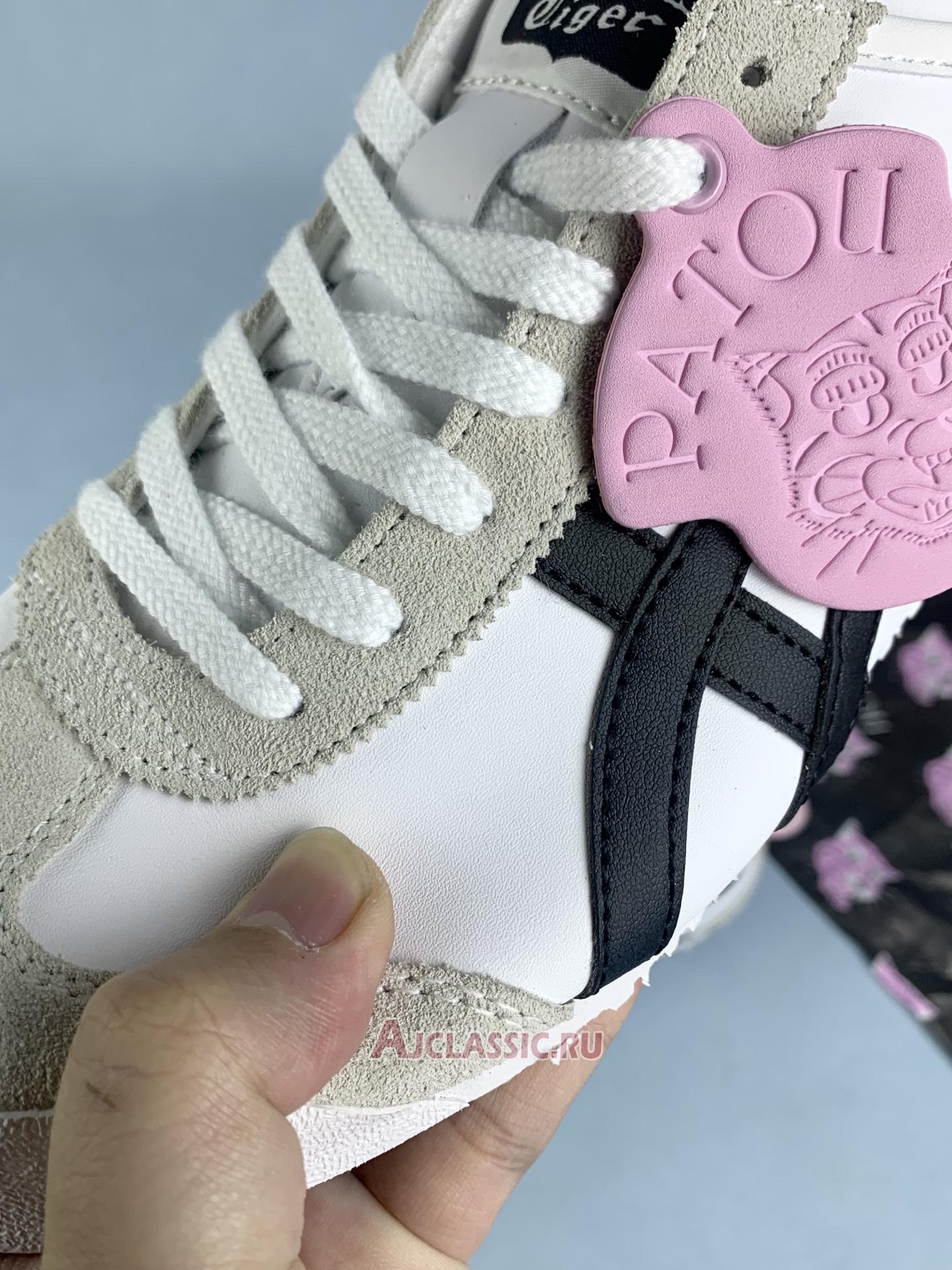 New PATOU x Onitsuka Tiger Mexico 66 "White Black Pink" 1183C380-100 Shoes