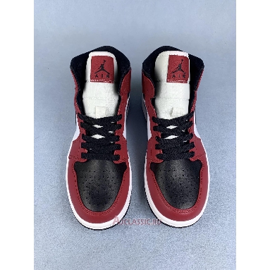 Buy Air Jordan 1 Mid Chicago Black Toe Red 554724-069-2 Quality Reps Replicas Shoes