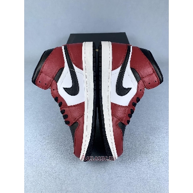 Buy Air Jordan 1 Mid Chicago Black Toe Red 554724-069-2 Quality Reps Replicas Shoes