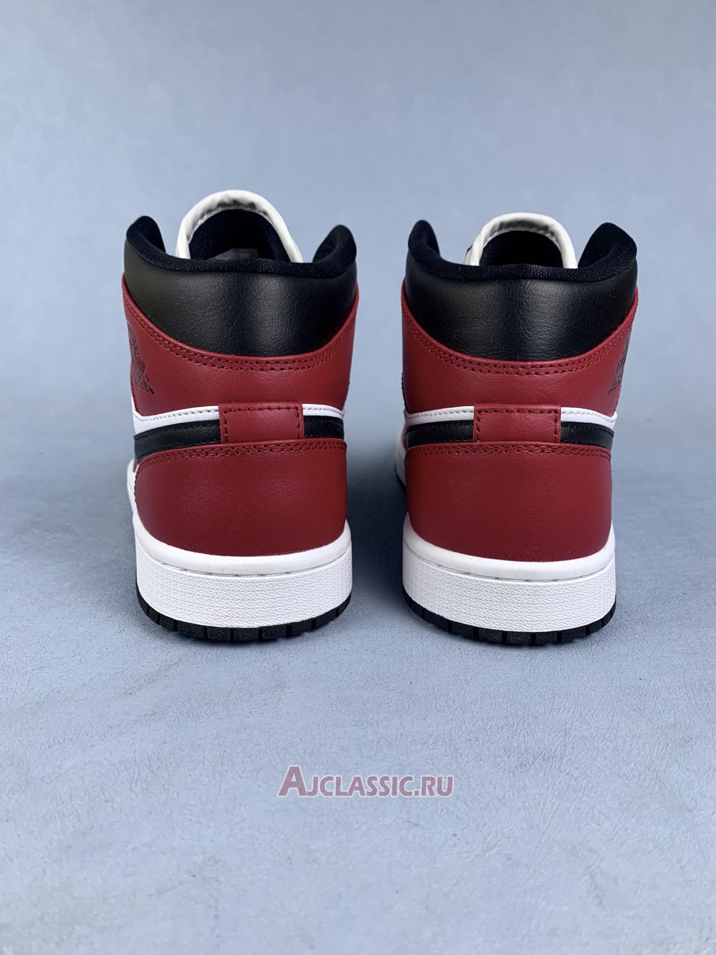 New Air Jordan 1 Mid "Chicago Black Toe" 554724-069-2 Shoes