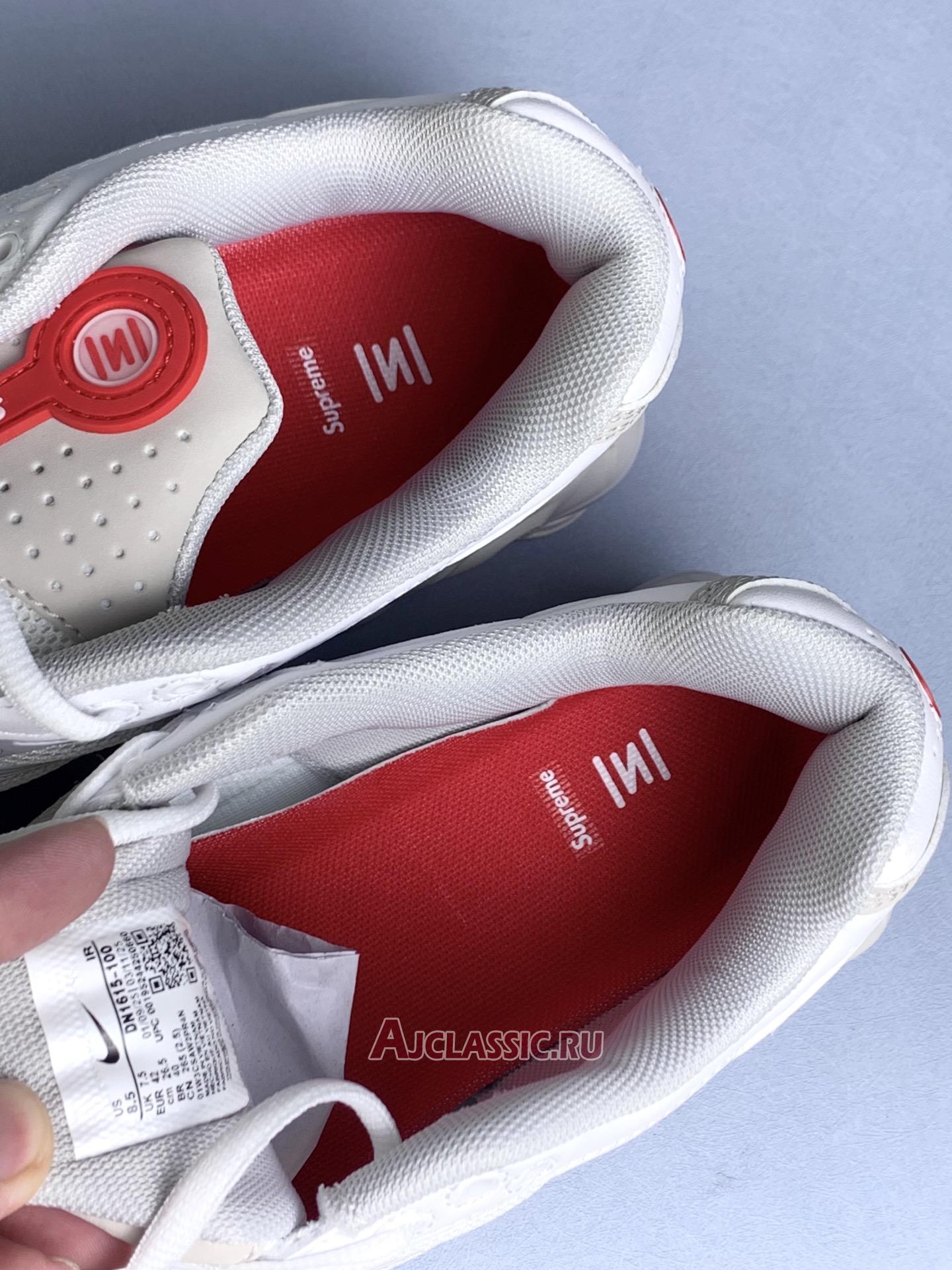 New Supreme x Nike Shox Ride 2 "White" DN1615-100 Shoes