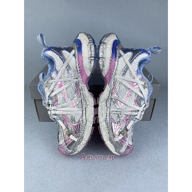 Buy Balenciaga 3XL Extreme Laces B Sneaker White Grey Blue Pink Pink 825599 W3XCH 9145 Quality Reps Replicas Shoes