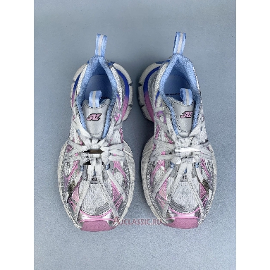 Buy Balenciaga 3XL Extreme Laces B Sneaker White Grey Blue Pink Pink 825599 W3XCH 9145 Quality Reps Replicas Shoes
