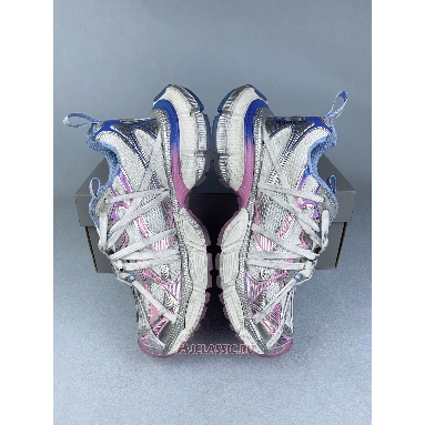 Buy Balenciaga 3XL Extreme Laces B Sneaker White Grey Blue Pink Pink 825599 W3XCH 9145 Quality Reps Replicas Shoes