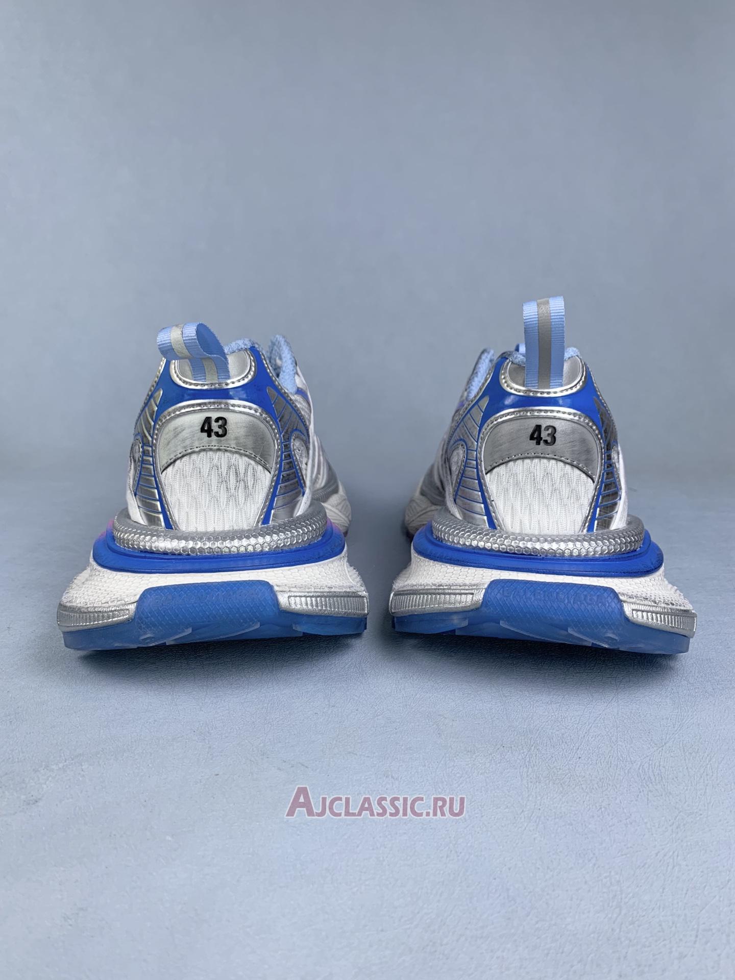 New Balenciaga 3XL Extreme Laces B Sneaker "White Grey Blue Pink" 825599 W3XCH 9145 Shoes