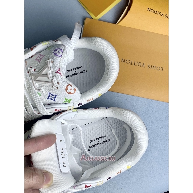 Buy Takashi Murakami x Louis Vuitton LV Trainer White White 1AHEKG Quality Reps Replicas Shoes