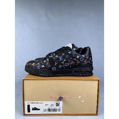 Buy Takashi Murakami x Louis Vuitton LV Trainer Black Black 1AHEKV Quality Reps Replicas Shoes