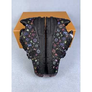 Buy Takashi Murakami x Louis Vuitton LV Trainer Black Black 1AHEKV Quality Reps Replicas Shoes