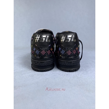 Buy Takashi Murakami x Louis Vuitton LV Trainer Black Black 1AHEKV Quality Reps Replicas Shoes