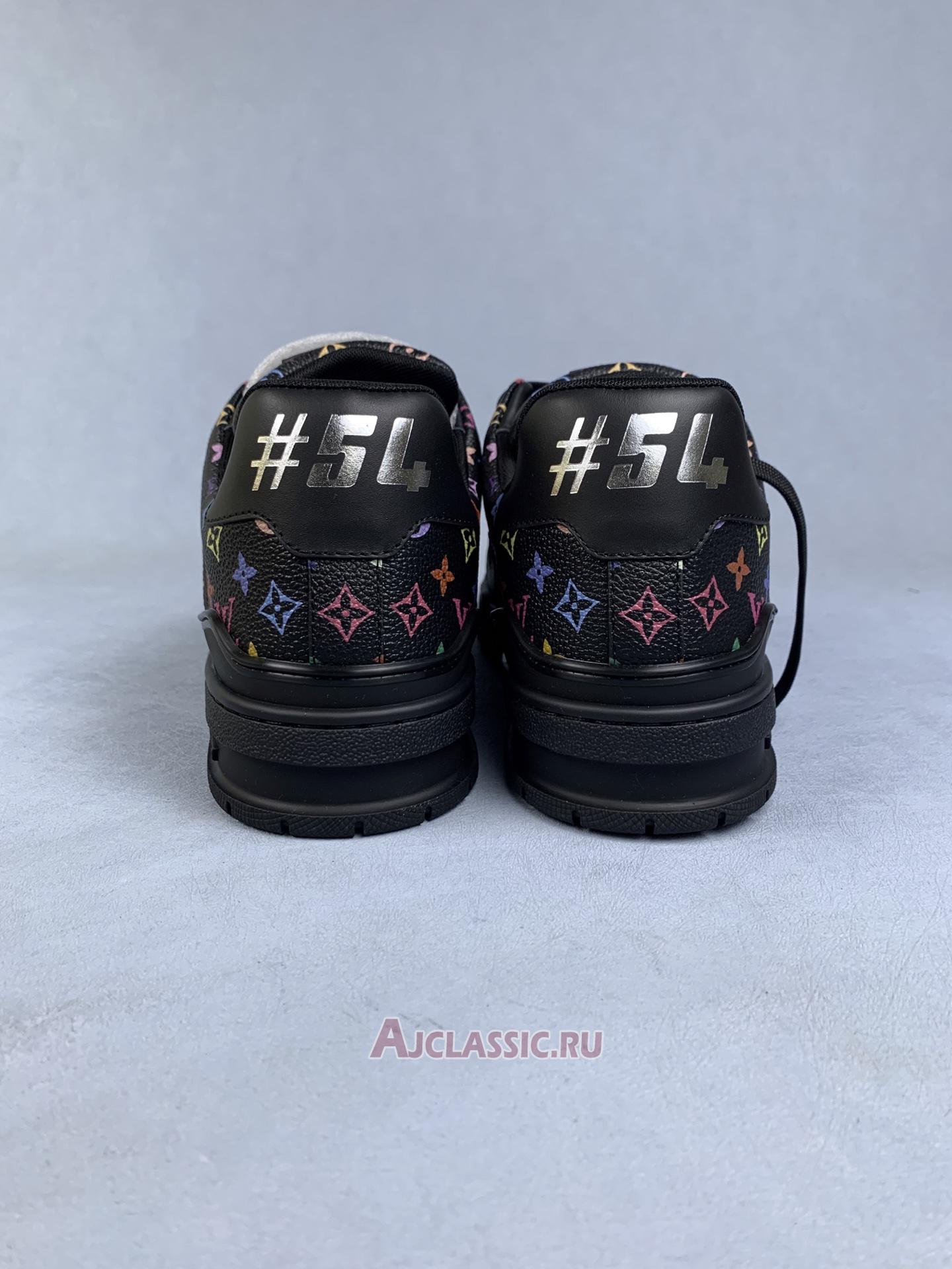 New Takashi Murakami x Louis Vuitton LV Trainer "Black" 1AHEKV Shoes
