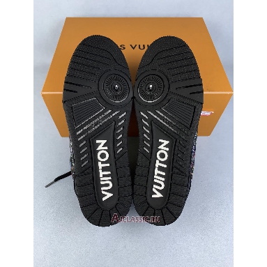 Buy Takashi Murakami x Louis Vuitton LV Trainer Black Black 1AHEKV Quality Reps Replicas Shoes