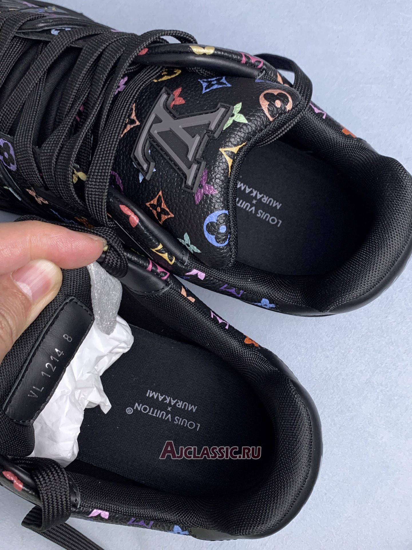 New Takashi Murakami x Louis Vuitton LV Trainer "Black" 1AHEKV Shoes