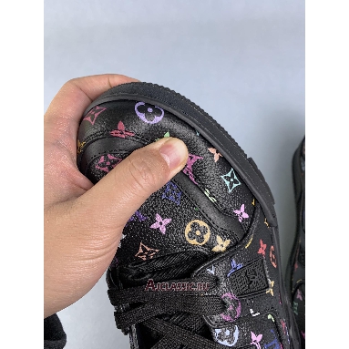 Buy Takashi Murakami x Louis Vuitton LV Trainer Black Black 1AHEKV Quality Reps Replicas Shoes