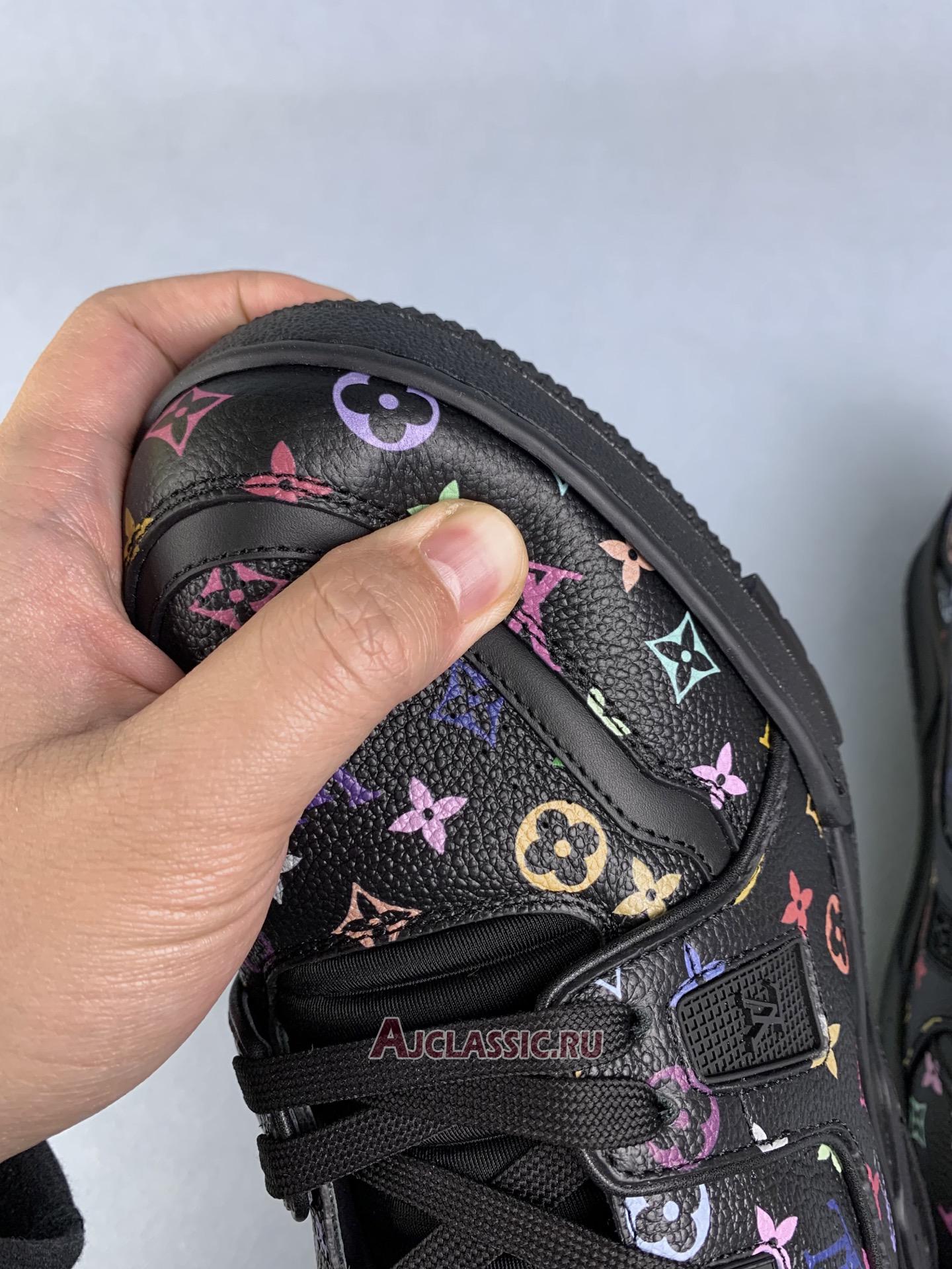 New Takashi Murakami x Louis Vuitton LV Trainer "Black" 1AHEKV Shoes