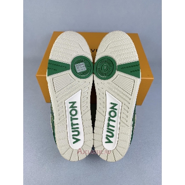 Buy Louis Vuitton LV Trainer Damier White Green Green 1AC58M Quality Reps Replicas Shoes