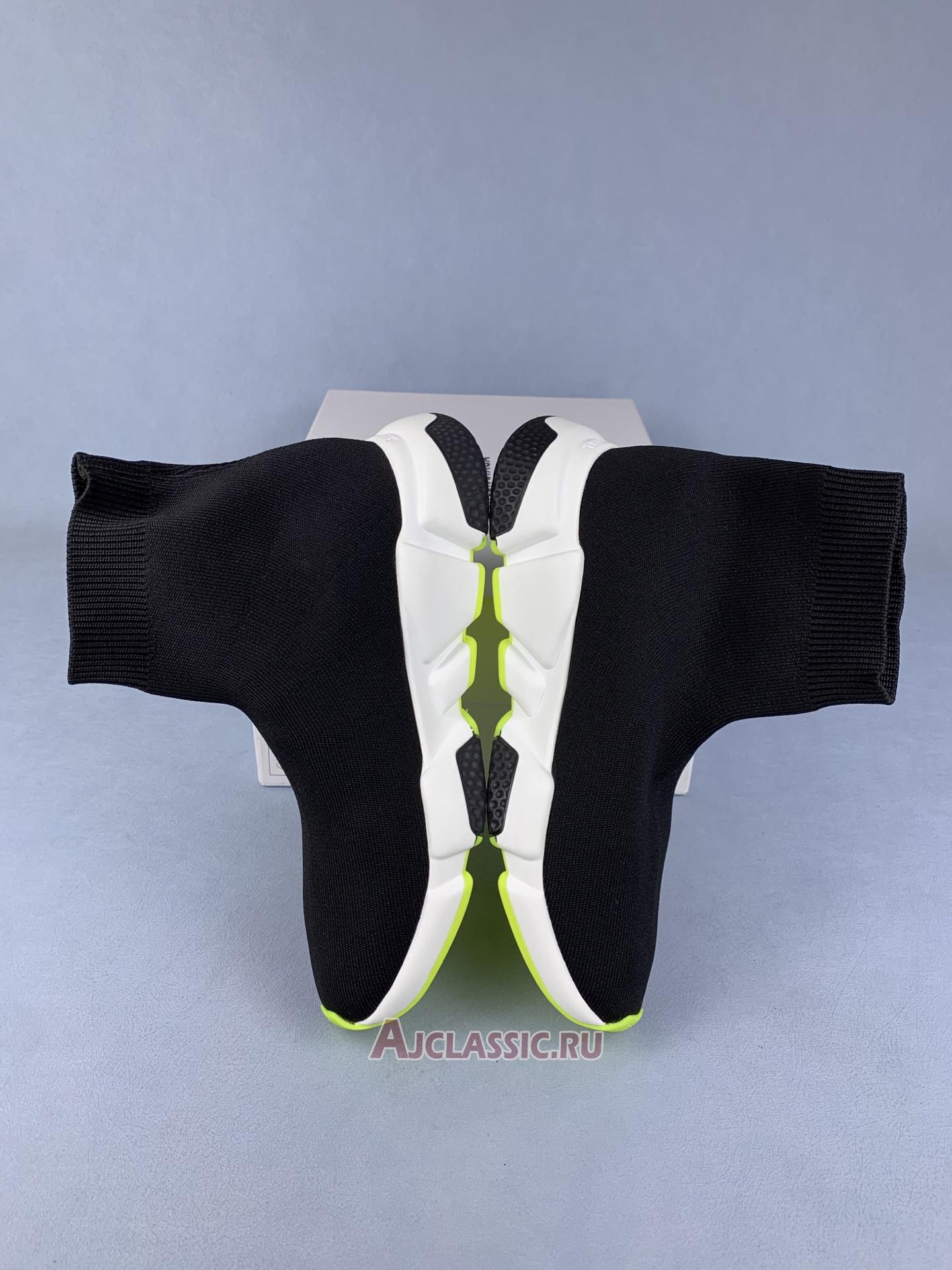 New Balenciaga Speed Sneaker "Black Fluo Yellow" 645056 W2DB9 1016 Shoes