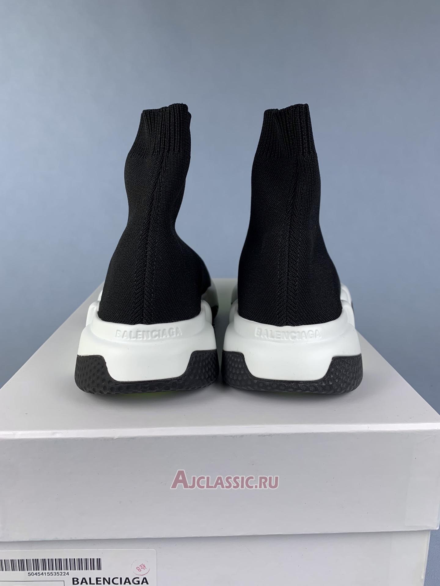 New Balenciaga Speed Sneaker "Black Fluo Yellow" 645056 W2DB9 1016 Shoes