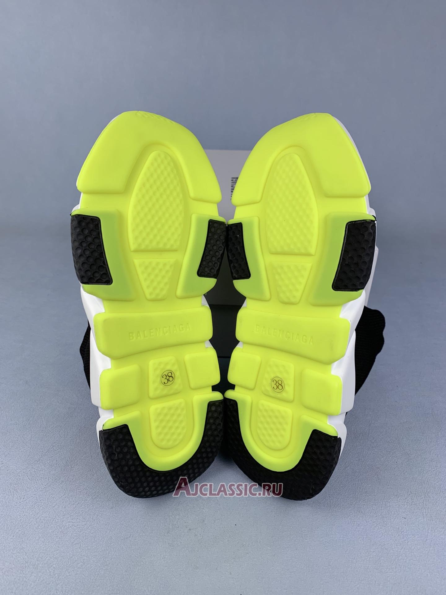 New Balenciaga Speed Sneaker "Black Fluo Yellow" 645056 W2DB9 1016 Shoes