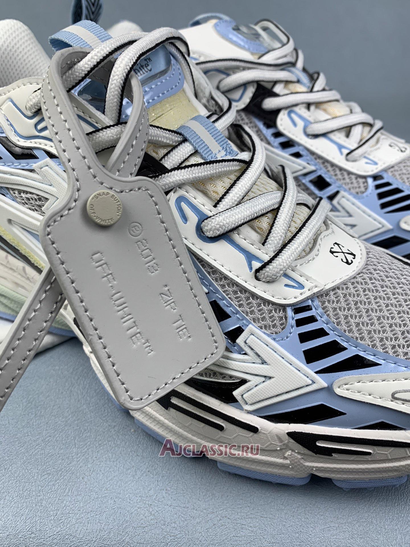 New Off-White Be Right Back "White Light Blue" OWIA289C99FAB001 0140 Shoes