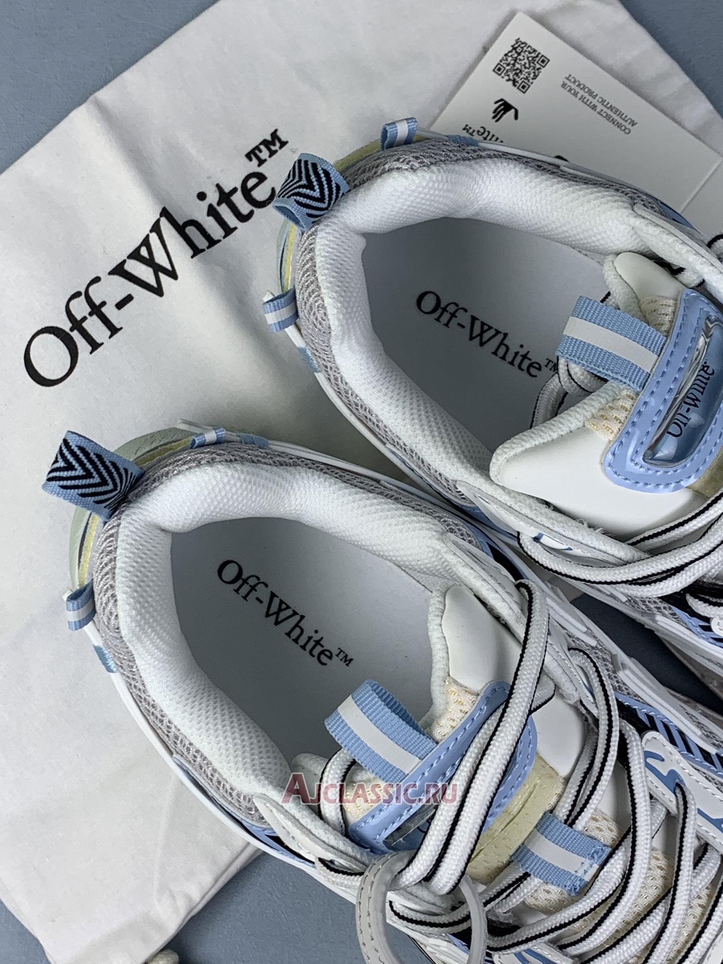 New Off-White Be Right Back "White Light Blue" OWIA289C99FAB001 0140 Shoes