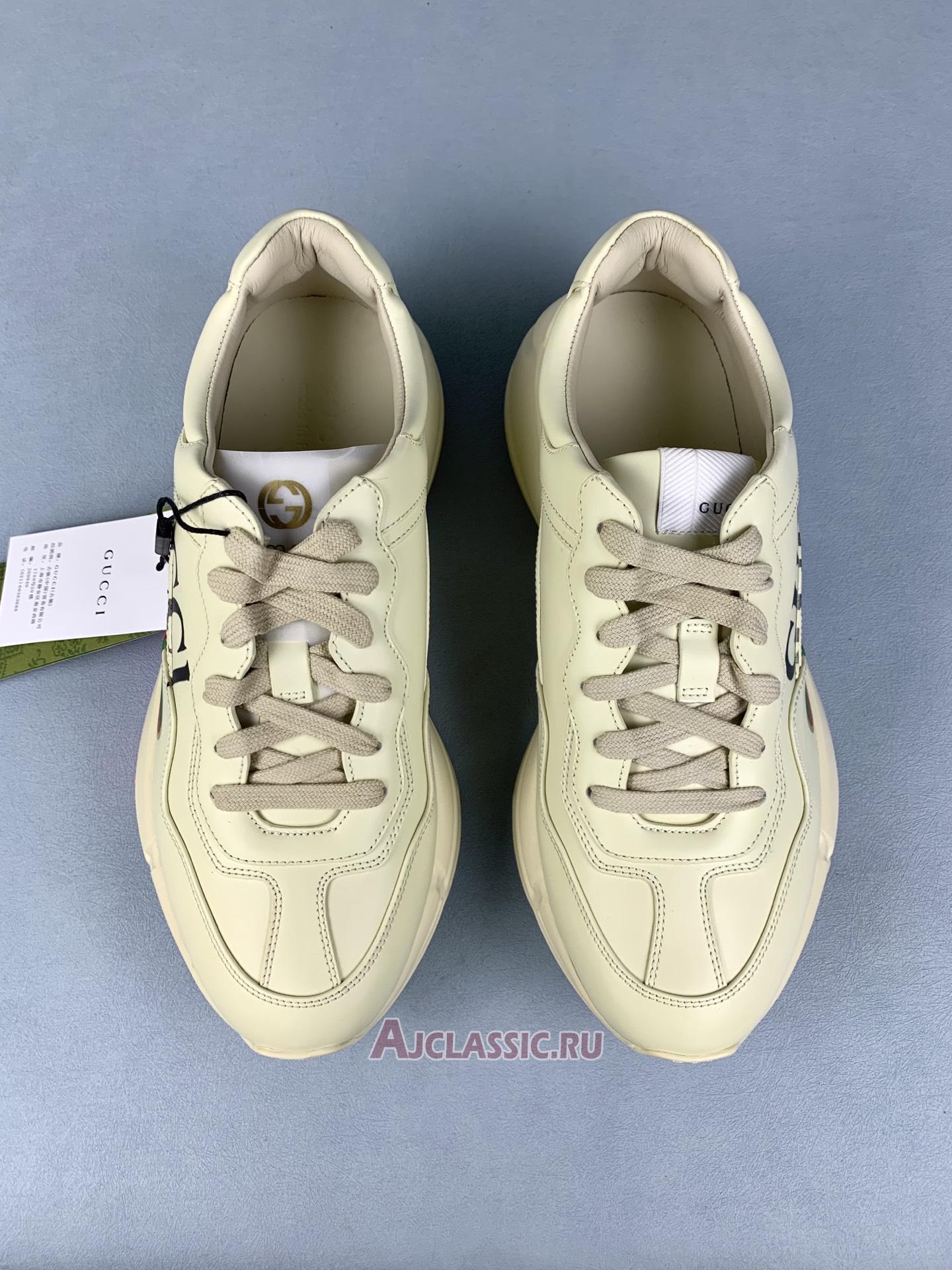New Gucci Rhyton "Kai Beige" 660014 DRW00 9522 Shoes