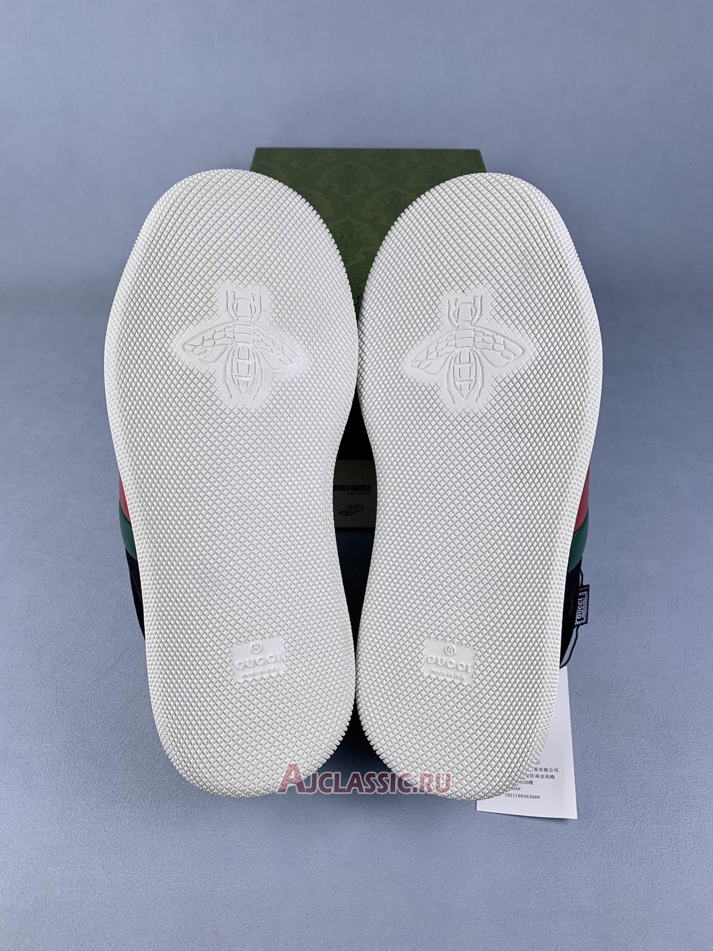 New Gucci Screener "GG Black Green Red" 777106AAD4B Shoes