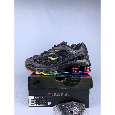 Buy Supreme x Nike Shox Ride 2 Black Rainbow Black DN1615-010 Quality Reps Replicas Shoes