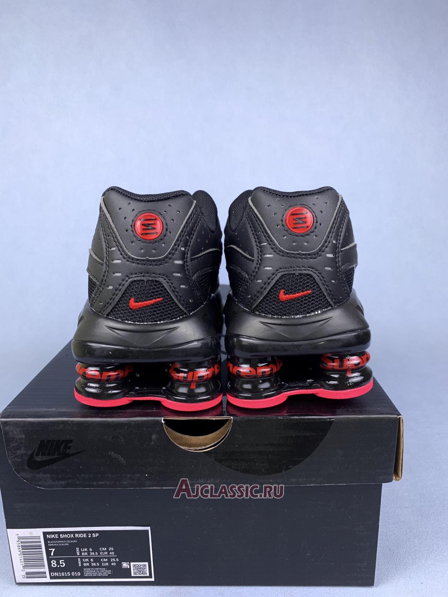 New Supreme x Nike Shox Ride 2 "Black Rainbow" DN1615-010 Shoes