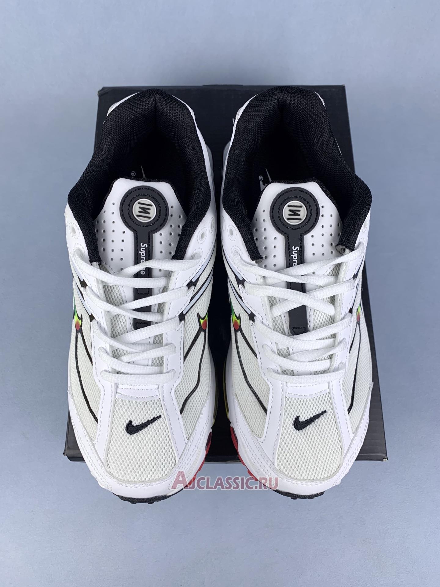 New Supreme x Nike Shox Ride 2 "White Rainbow" DN1615-101 Shoes