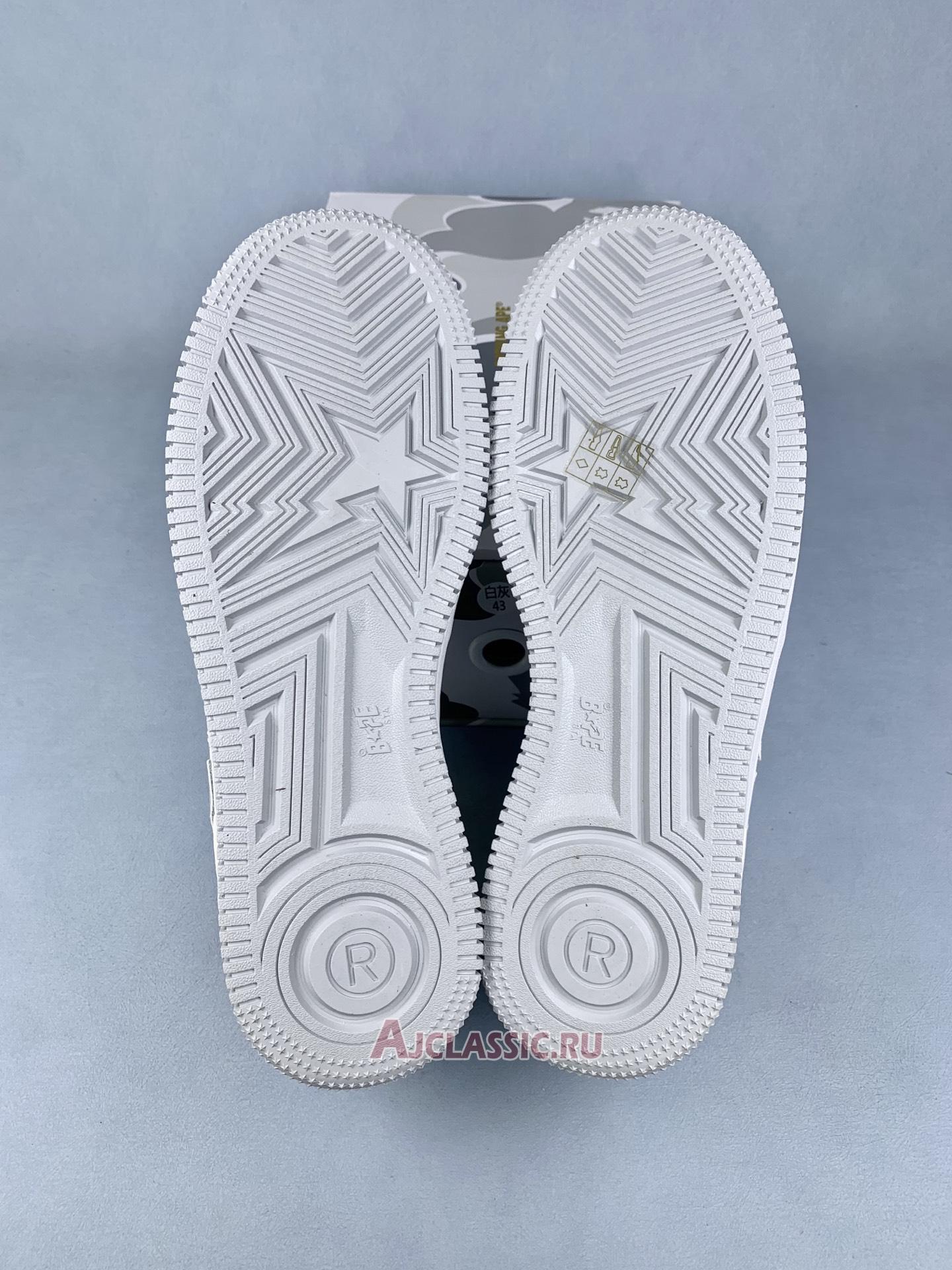 New JJJJound x A Bathing Ape Bapesta Low "White" 1H73191921 Shoes