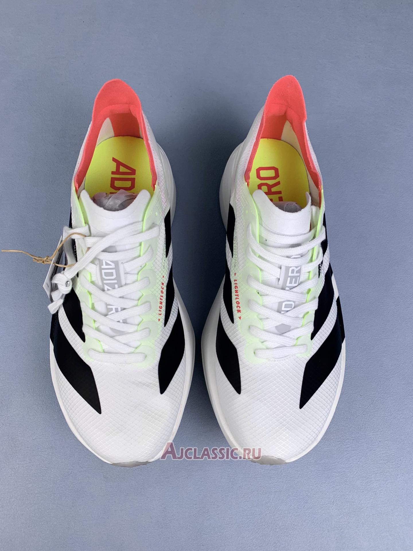 New Adidas Adizero Adios Pro 4 "White Black" JR1163 Shoes