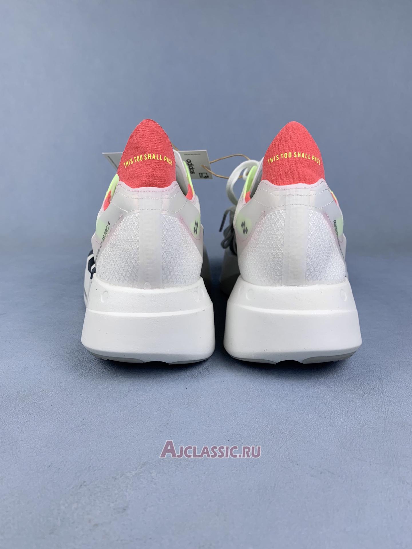 New Adidas Adizero Adios Pro 4 "White Black" JR1163 Shoes