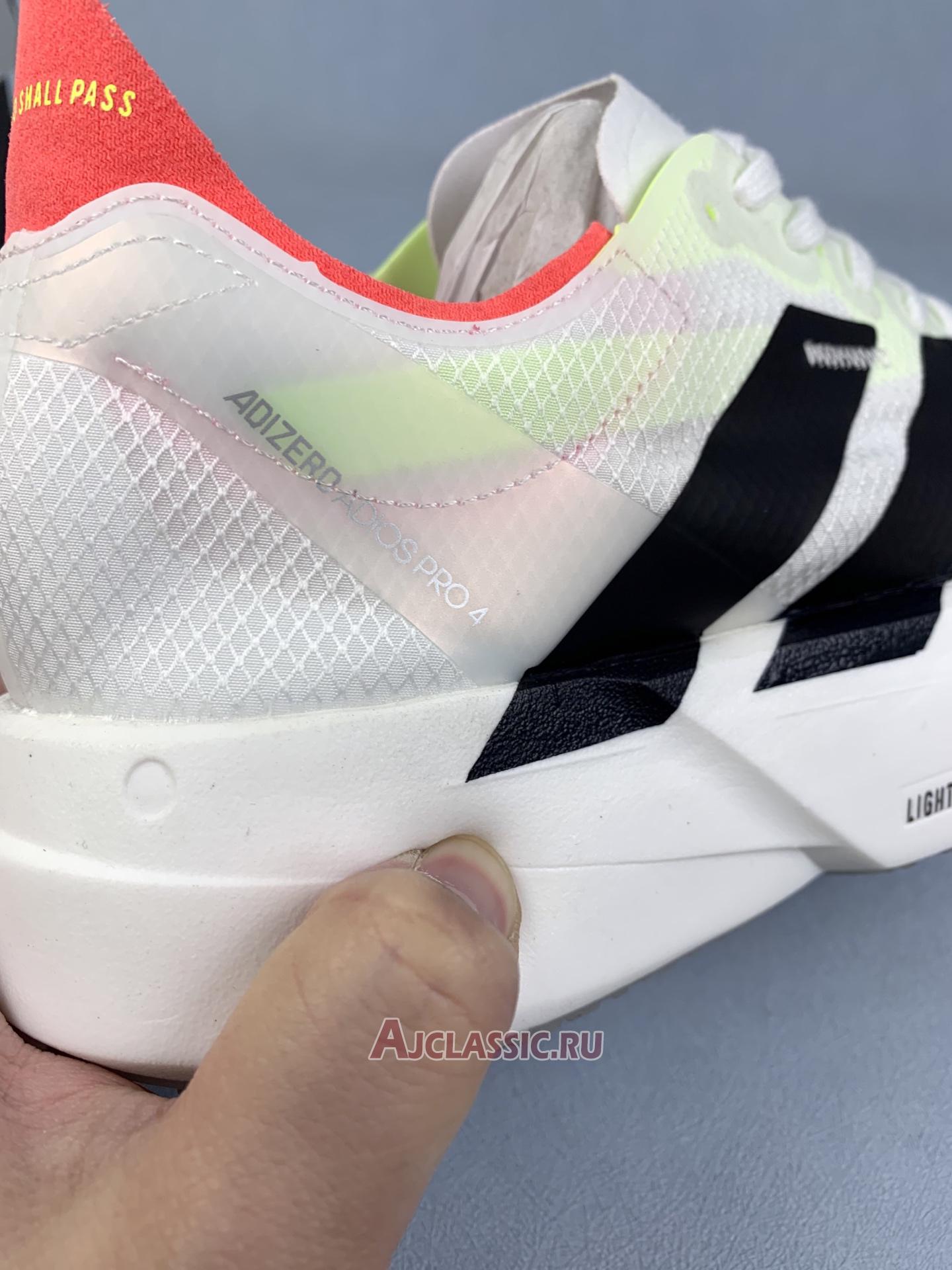 New Adidas Adizero Adios Pro 4 "White Black" JR1163 Shoes